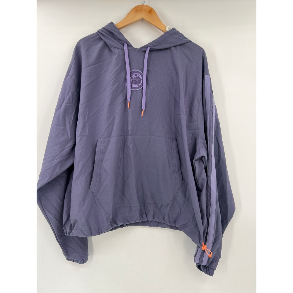 Adidas Hoop York City Purple Pullover Hoodie HG5053 Womens 3X Plus Size
